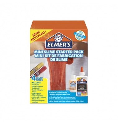 Kinderspiel/Schleimset 2097607, 1 Flasche transparenter Fl&uuml;ssigkleber 1 Flasche magical Liquid 2 Glitzerklebestifte
