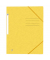 Eckspannmappe TOP FILE+ 400116329, A4 gelb Karton 390g, mit 3 Einschlagklappen