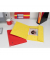Eckspannmappe TOP FILE+ 400116329, A4 gelb Karton 390g, f&uuml;r ca. 200 Blatt, mit 3 Einschlagklappen