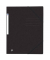 Eckspannmappe TOP FILE+ 400116306, A4 schwarz Karton 390g, f&uuml;r ca. 200 Blatt  (80 g/m&sup2;), mit 3 Einschlagklappen