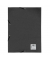Eckspannmappe TOP FILE+ 400116306, A4 schwarz Karton 390g, mit 3 Einschlagklappen