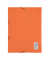 Eckspannmappe TOP FILE+ 400116307, A4 orange Karton 390g, mit 3 Einschlagklappen