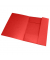 Eckspannmappe TOP FILE+ 400116308, A4 rot Karton 390g, mit 3 Einschlagklappen