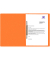Schnellhefter TOP FILE+ 400116210, A4, orange, Karton, 390g, Vorderdeckel orange / opak