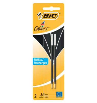 Kugelschreibermine refill 4 colours 931779, schwarz, 0,4mm, Standardmine