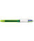 Mehrfarbkugelschreiber 4Colours Fluo transparent/neongelb Mine 0,4mm Schreibfarbe 4-farbig