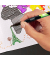 Fineliner intensity fine, 942084, schwarz/rot (Schreibfarbe: rot), 0,4mm