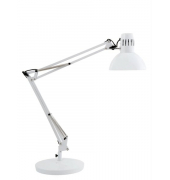 LED-Schreibtischlampe ARCHI, weiß, mit Standfuß