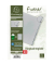 Kunststoffregister Forever 1723B, A bis Z, A4, 120µm, graue Taben, 20-teilig
