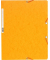 Eckspannmappe - 5519E, Din A4 gelb Karton 400g, f&uuml;r ca. 250 Blatt  (80 g/m&sup2;)
