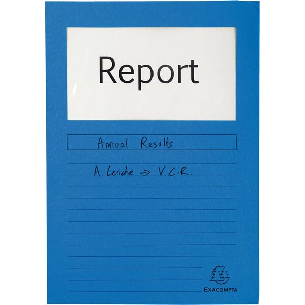 3130630501022 - Sichtmappen Forever 50102E A4 blau Papier 120g 3130630501022 100 Stück
