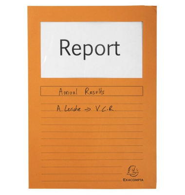 Sichtmappen Forever 50104E, A4 orange Karton 120g