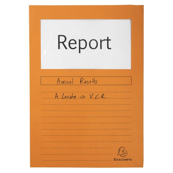 3130630501046 - Sichtmappen Forever 50104E A4 orange Karton 120g 3130630501046 100 Stück