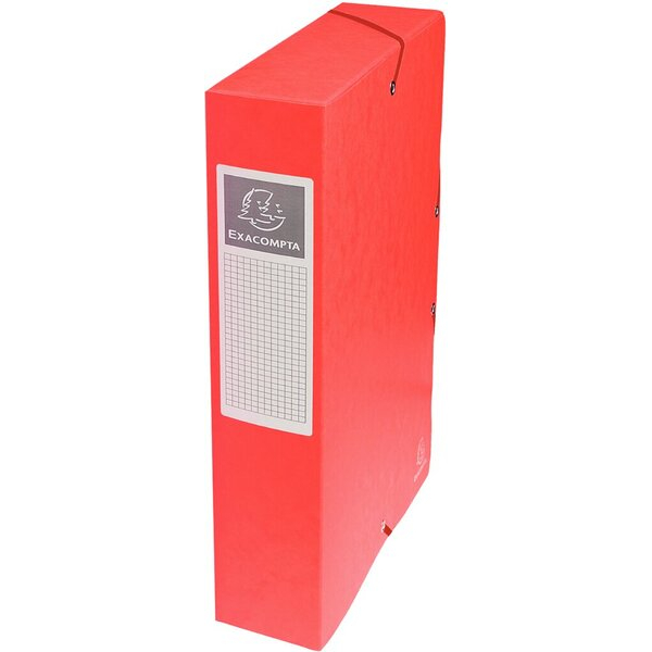 3130630506058 - Archivboxen Exabox 60mm Rücken rot Manila Karton Nature Future 700gA4 3130630506058 Exacompta