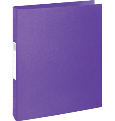 Ringbuch Teksto 54657E, A4 2 Ringe 30mm Ring-Ø lila