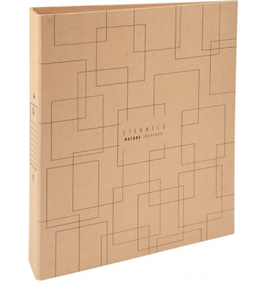 Ringbuch Eterneco ohne 549470E, A4 2 Ringe 30mm Ring-Ø Karton braun