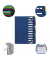 Ordnungsmappe Harmonika 55122E, 1-12, blau, A4, 12 F&auml;cher