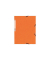 Eckspannmappe 55304E, A4 orange Karton 335g, mit 3 Einschlagklappen