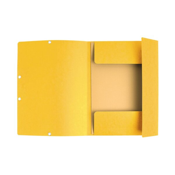 3130630553090 - Eckspannmappe 55309E A4 gelb Karton 355g mit 3 Einschlagklappen 3130630553090 Exacompta