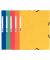 Eckspannmappe 55309E, A4 gelb Karton 355g, mit 3 Einschlagklappen