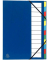 Ordnungsmappe A4 ORDONATOR blau 12 Fächer mit Eckspanngummi