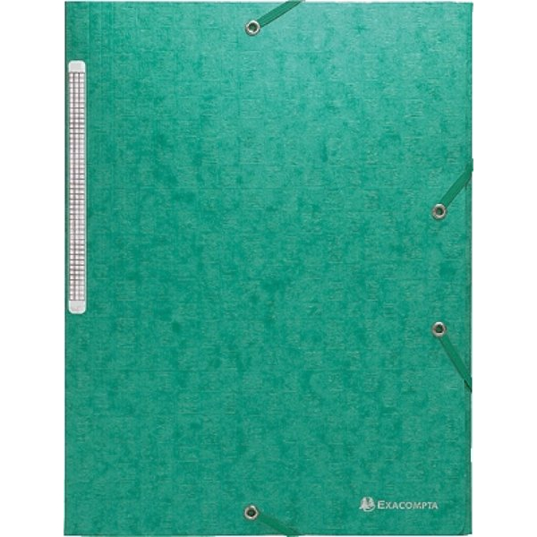 3130630557531 - Eckspannmappe 55753E A4 grün Karton 425g 3130630557531 Exacompta