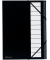 Pultordner Ordonator 56012E, 1-12, schwarz, A4, 12 F&auml;cher