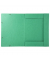 Eckspannmappe Nature Future 59515E, A3 gr&uuml;n Karton 600g, f&uuml;r ca. 100 Blatt, mit 3 Einschlagklappen