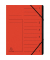 Ordnungsmappe 540705E, 1-7, rot, A4, 7 F&auml;cher