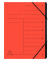 Ordnungsmappe 540705E, 1-7, rot, A4, 7 F&auml;cher