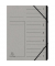 Ordnungsmappe 540711E, 1-7, grau, A4, 7 F&auml;cher