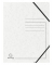 Eckspannmappe Premium-Colorspan-Serie 555406E, Din A4 wei&szlig; Karton 355g, f&uuml;r ca. 200 Blatt  (80 g/m&sup2;)
