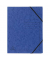Eckspannmappe 555412E, A4 blau Karton 355g