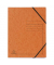 Eckspannmappe 555414E, A4 orange Karton 355g
