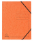 Eckspannmappe 555414E, A4 orange Karton 355g