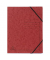 Eckspannmappe 555415E, A4 rot Karton 355g