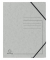Eckspannmappe Premium-Colorspan-Serie 555471E, A4 grau Karton 355g, f&uuml;r ca. 200 Blatt  (80 g/m&sup2;)