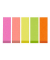 Haftmarker 670-5, Notes Markers, 15x50mm, 5-farbig sortiert, ohne, rechteckig
