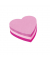 Haftnotizen 2007H, Notes, 70x70mm, pink/rosa/violett, Herz