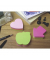 Haftnotizen 2007H, Notes, 70x70mm, pink/rosa/violett, Herz