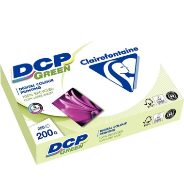 Recyclingpapier DCP Green 50007SC A4 200g wei&szlig; 97er Wei&szlig;e 