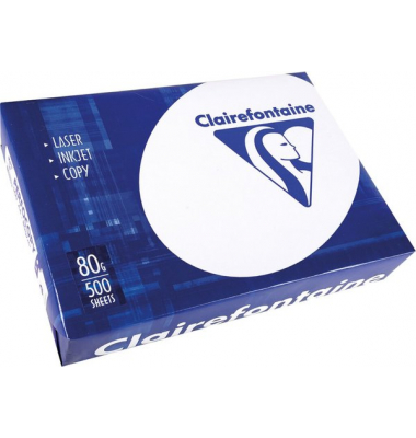 Kopierpapier Clairalfa Perfocopy 2989C A4 80g wei&szlig; 4-fach-Lochung