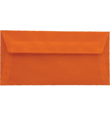 Designbriefumschläge Din Lang Pollen ohne Fenster haftklebend 120g clementine