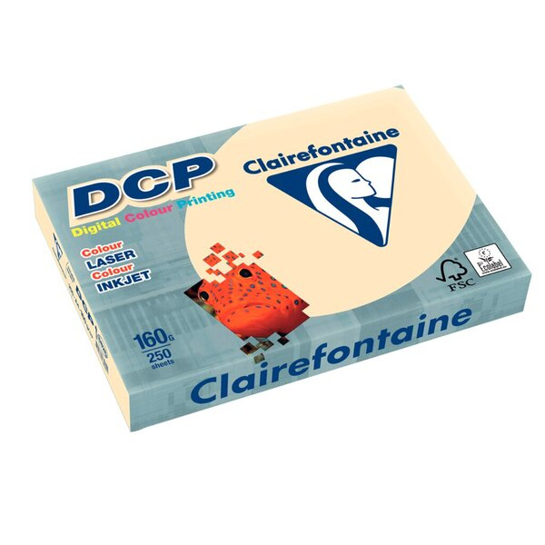 3329680682601 - Kopierpapier DCP 6826C elfenbein A4 160g 250 Blatt 3329680682601 Clairefontaine