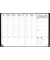 Wochenkalender 24263Q, Prenote DE, schwarz, 1 Woche / 2 Seiten, 297x210mm (HxB) (A4), 2024