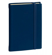 Buchkalender 285965Q, Geschäftbus Prestige, marienblau, 158x105x14mm, 2024