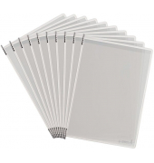 Sichttafeln Sterifold antibakteriell A4 weiß PVC