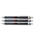 Druckbleistift-Set Tikky, S0801310, 3x schwarz, 0,35mm+0,5mm+0,7mm, HB