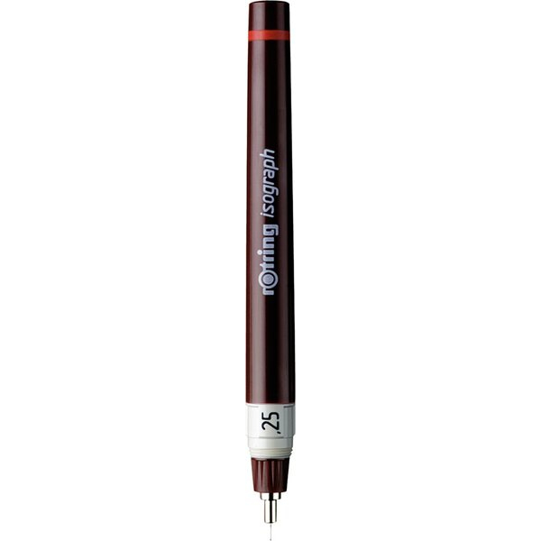 3501179033983 - rOtring Isograph technischer Zeichenstift | 025 mm nachfüllbare Fineliner