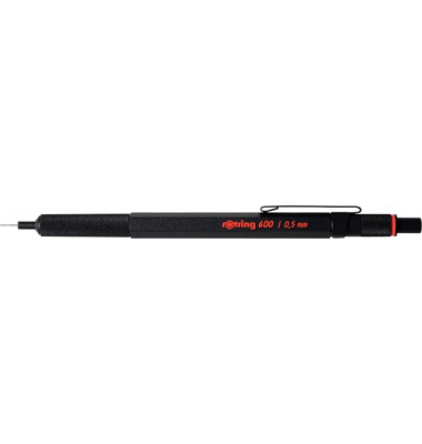 Rotring 600 Feinminenstift 0,5mm Das Original, mattschwarz.